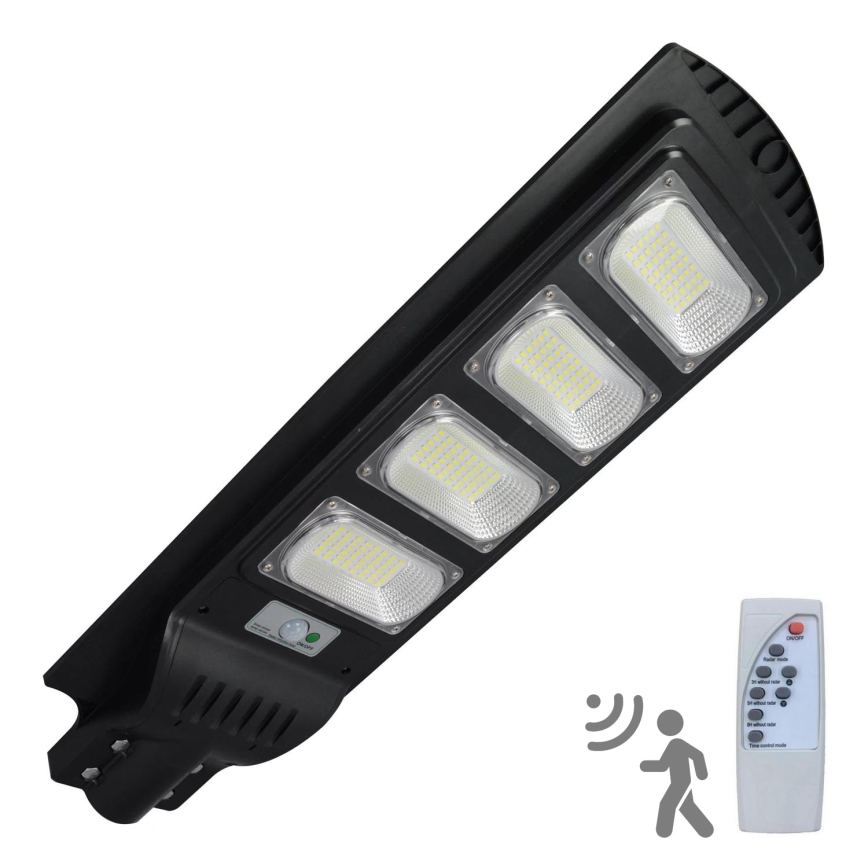 LED Solar straatlantaarn met sensor STREET LED/15W/3.2V IP65 + afstandsbediening