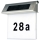 LED Solar verlicht huisnummer LED/2x0,07W/2,4V 1200 mAh IP44