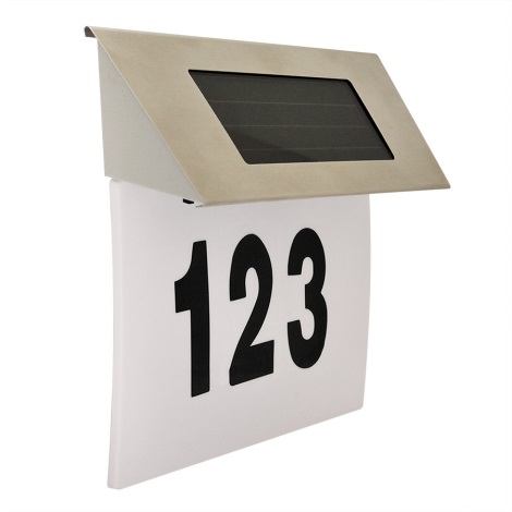 Open betreuren zien LED Solar verlichting huisnummer 1,2V IP44 | Lampenmanie