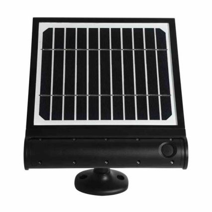 LED Solar wand lamp met bewegings- en schemersensor LED/8W/3,7V 4000 mAh 4000K IP65