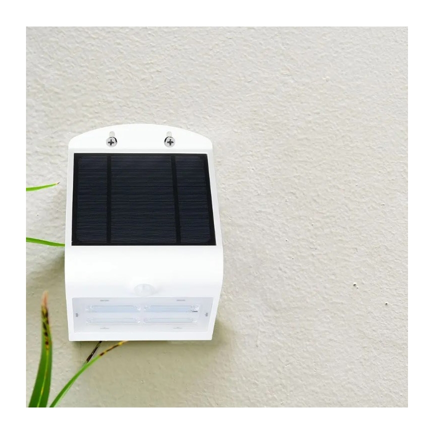 LED Solar Wand Lamp met Sensor LED/3W/3,7V 3000/4000K IP65 wit