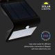 LED Solar Wand Lamp met Sensor LED/3W/3,7V 3000/4000K IP65 zwart