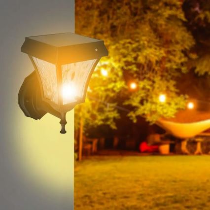 LED Solar wandlamp 3in1 LED/2W/5,5V 3000K/6000K IP65