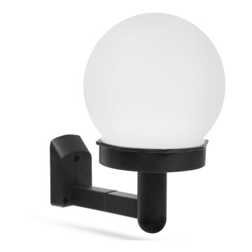 LED Solar Wandlamp LED/1,2V 40mAh IP44 zwart