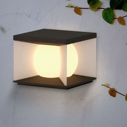 LED Solar wandlamp LED/8W/3,7V IP65 3000K + afstandsbediening