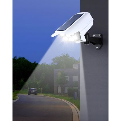 LED Solar dummy beveiligingscamera met sensor KAMERA LED/1W/3,7V 1200 mAh IP44 + afstandsbediening