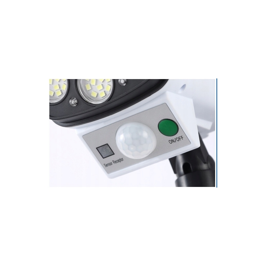 LED Solar dummy beveiligingscamera met sensor KAMERA LED/1W/3,7V 1200 mAh IP44 + afstandsbediening