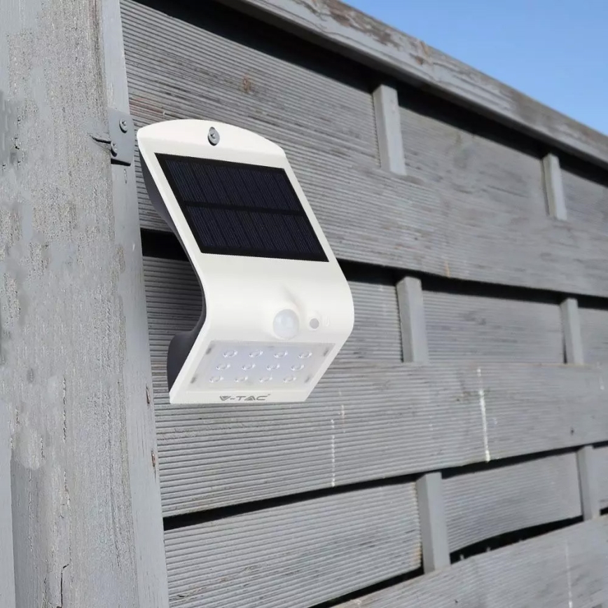LED Solar wandlamp met sensor LED/1.5W/3,7V IP65 1200 mAh