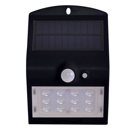 LED Solar wandlamp met sensor LED/1.5W/3,7V IP65 1200 mAh