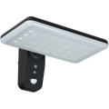 LED Solar wandlamp met sensor LED/15W/3,2V 4000K/6000K IP65 zwart