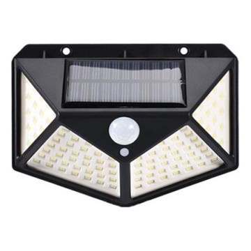 LED Solar Wandlamp met sensor LED/1W/3,7V 6500K IP44 1200 mAh