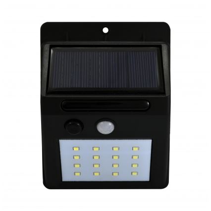 LED Solar wandlamp met sensor LED/2,2W/3,7V 2200 mAh IP44
