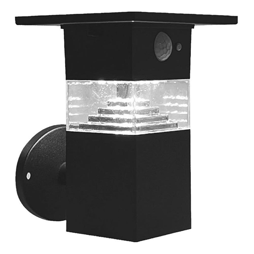 LED Solar wandlamp met sensor LED/2,5W/3,7V IP54 3000K