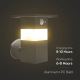 LED Solar wandlamp met sensor LED/2,5W/3,7V IP54 3000K