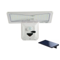 LED Solar wandlamp met sensor LED/2,6W/5,5V IP65 wit