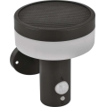 LED Solar Wandlamp met sensor LED/2W/3,7V 1200 mAh IP44