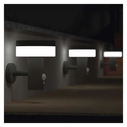 LED Solar wandlamp met sensor LED/2W/3,7V 1200 mAh IP44