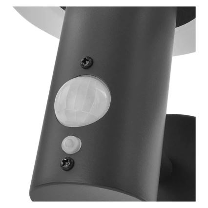 LED Solar wandlamp met sensor LED/2W/3,7V 1200 mAh IP44