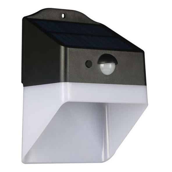LED Solar wandlamp met sensor LED/2W/3,7V 4000K IP65 1200 mAh