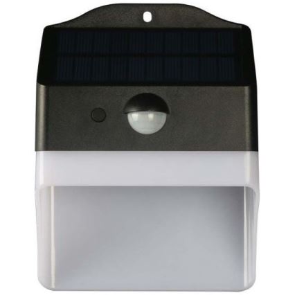 LED Solar wandlamp met sensor LED/2W/3,7V 4000K IP65 1200 mAh
