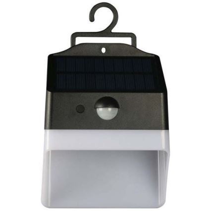 LED Solar wandlamp met sensor LED/2W/3,7V 4000K IP65 1200 mAh