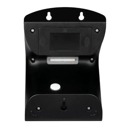 LED Solar wandlamp met sensor LED/3W/3,7V 3000/4000K IP65 zwart