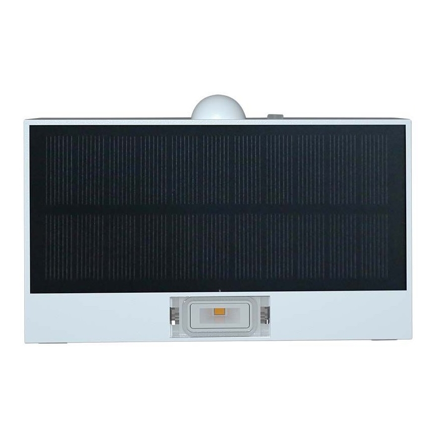 LED Solar wandlamp met sensor LED/3W/3,7V 3000K/4000K IP65 wit