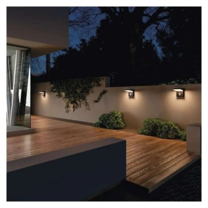 LED Solar wandlamp met sensor LED/4,4W/3,7V 2200 mAh IP44