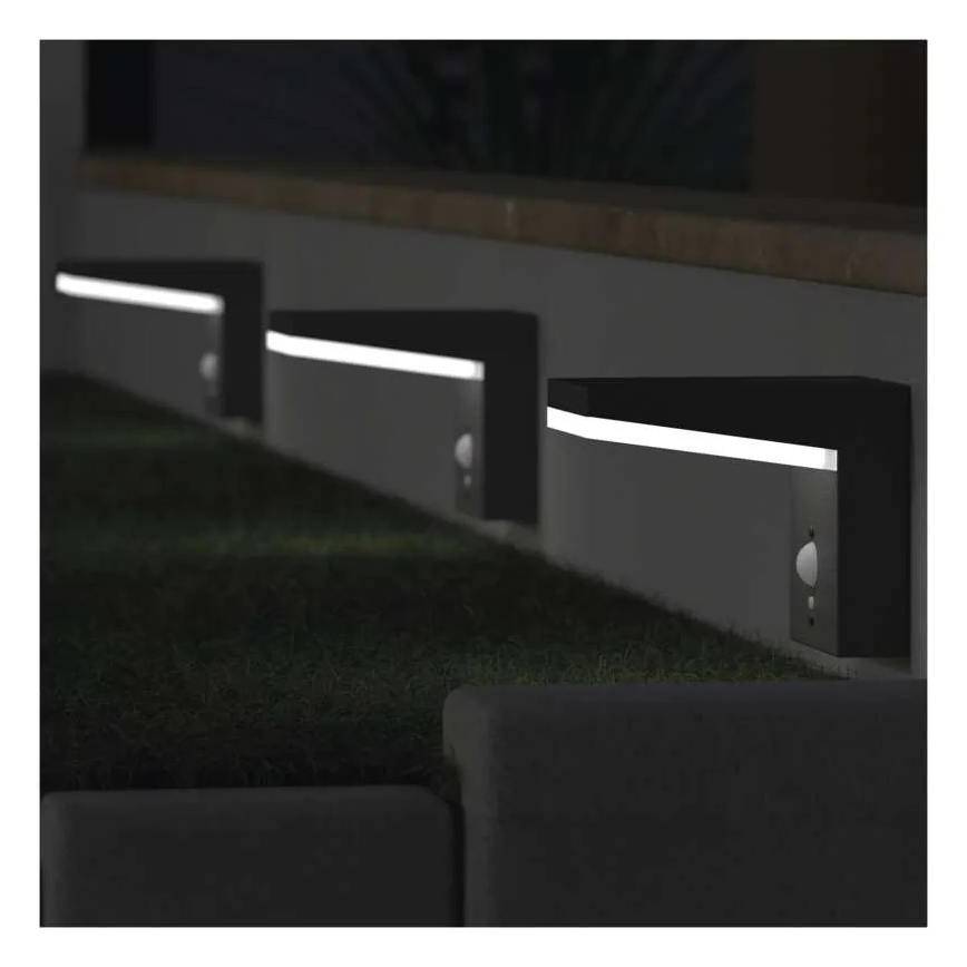 LED Solar wandlamp met sensor LED/4,4W/3,7V 2200 mAh IP44