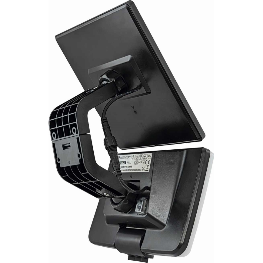 LED Solar wandlamp met sensor LED/8W/3,7V 2000 mAh IP54