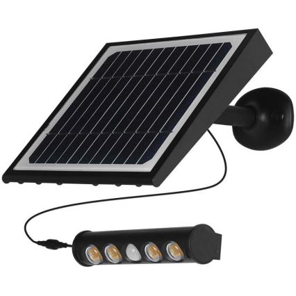 LED Solar wandlamp met sensor LED/8W/3,7V IP65 3000K