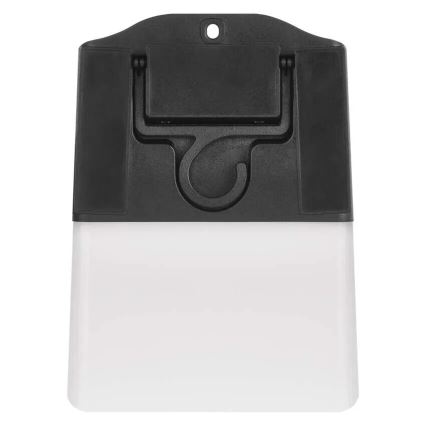 LED Solar wandlamp met sensor LUMI LED/3,7W IP65 zwart
