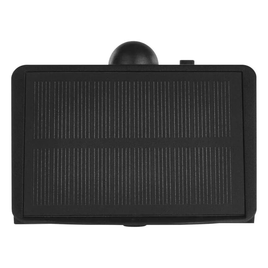 LED Solar wandlamp met sensor LUMI LED/3,7W IP65 zwart
