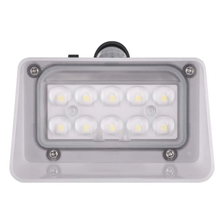 LED Solar wandlamp met sensor LUMI LED/3,7W IP65 zwart