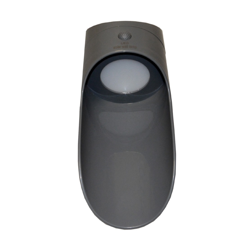 LED Solar wandlamp met sensor PALESA LED/1W/3,7V IP65 1800 mAh grijs