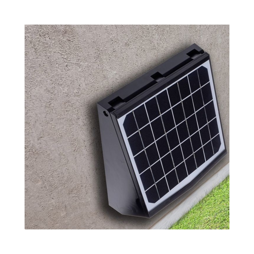 LED 44 / 5.000 Solar wandlamp met bewegings- en schemersensor TRANSFORMER LED/7W/3,7V IP65 + afstandsbediening