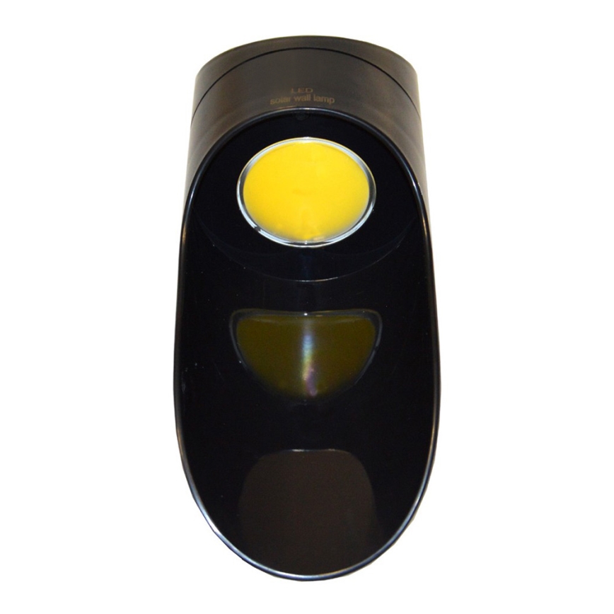 LED Solar wandlamp PALESA LED/1W/3,7V IP65 1800 mAh zwart