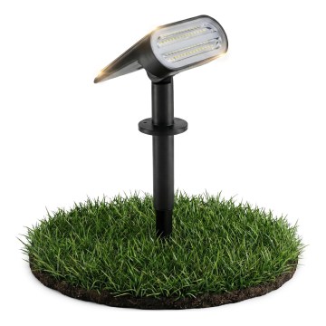 LED solarlamp 2-in-1 LED/3,7V 1200 mAh IP54 zwart