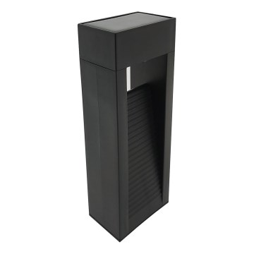 LED-solarlamp 2x LED / 1,2 V, 200 mAh, IP44, zwart