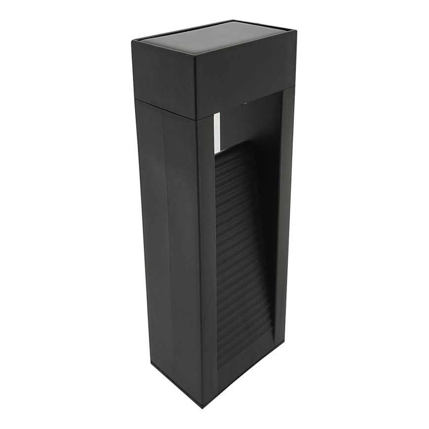 LED-solarlamp 2x LED / 1,2 V, 200 mAh, IP44, zwart