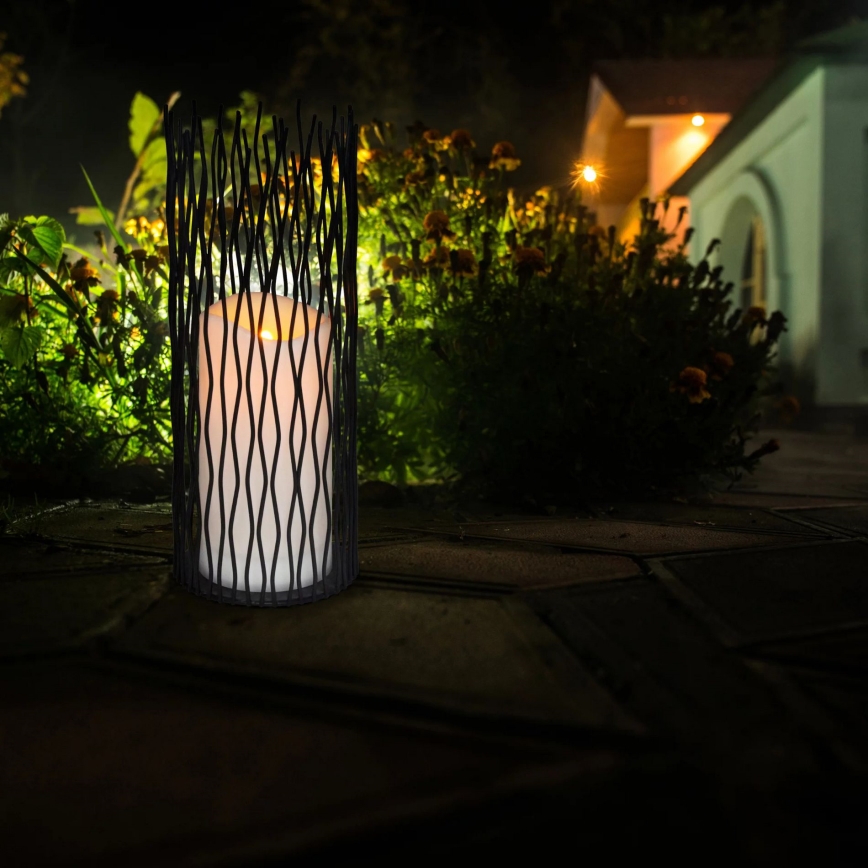 LED Solarlamp BORG 2xAA IP44