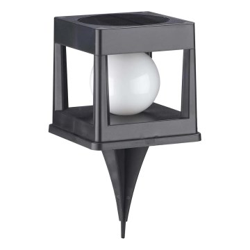 LED solarlamp CUBO LED/3,7V 1200 mAh IP44 zwart