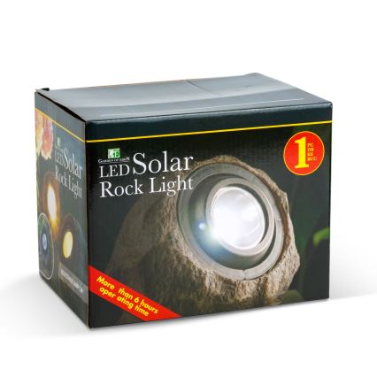LED solarlamp LED/1,2V 1000 mAh IP44 steen