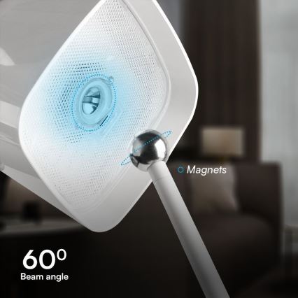 LED Solar dimbare magnetische touch oplaadbare bureaulamp LED/5W/5V 3000-6000K 3600 mAh IP65 wit