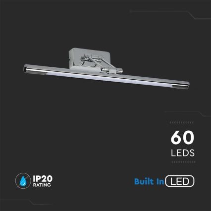 LED Spiegelverlichting LED/13W/230V 3000K 64cm chroom