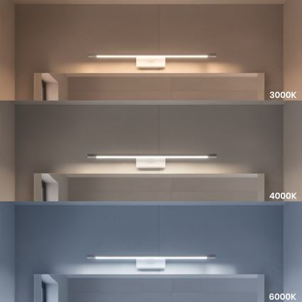 LED-spiegelverlichting voor badkamer KLIMT LED/12W/230V 3000/4000/6000K 60 cm IP44 wit