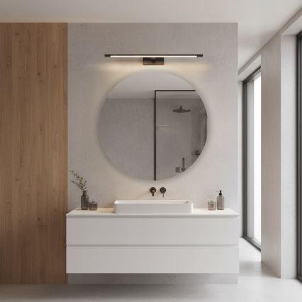 LED-verlichting voor badkamerspiegel KLIMT LED/12W/230V 3000/4000/6000K 60 cm IP44 zwart