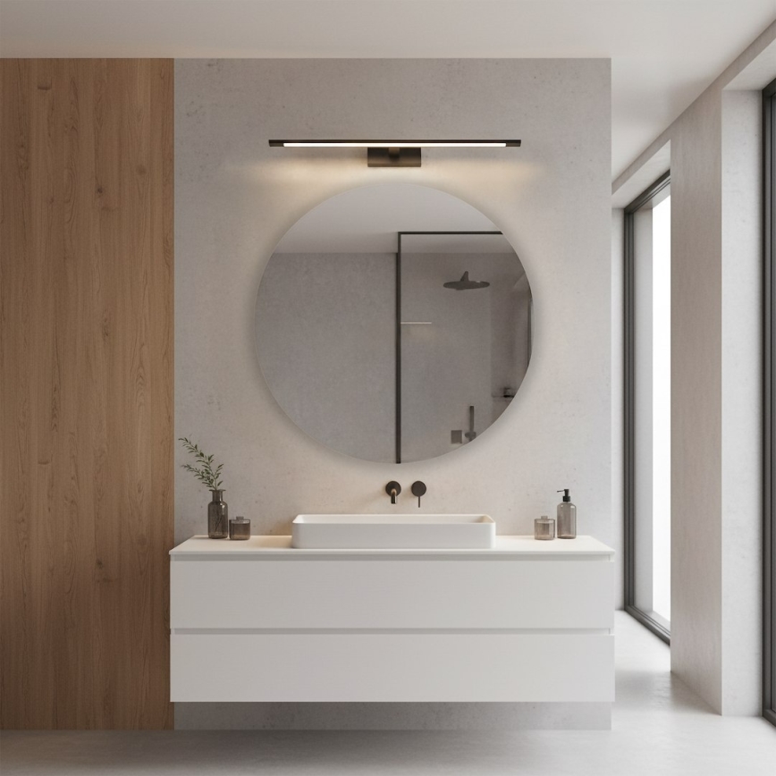 LED-verlichting voor badkamerspiegel KLIMT LED/12W/230V 3000/4000/6000K 60 cm IP44 zwart