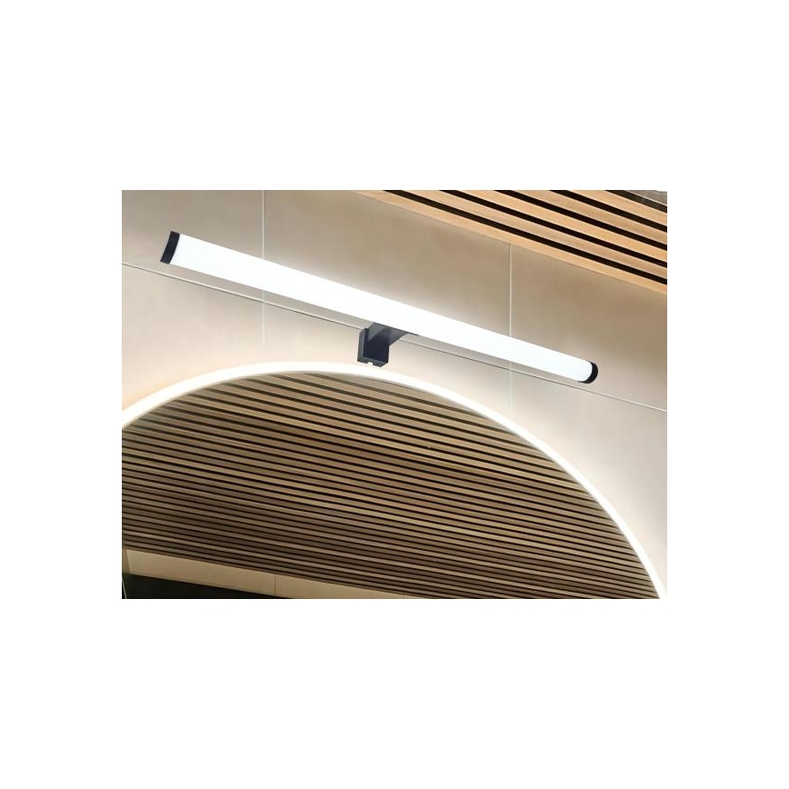 LED-spiegelverlichting voor de badkamer LED/12W/230V 59,5 cm IP44 zwart