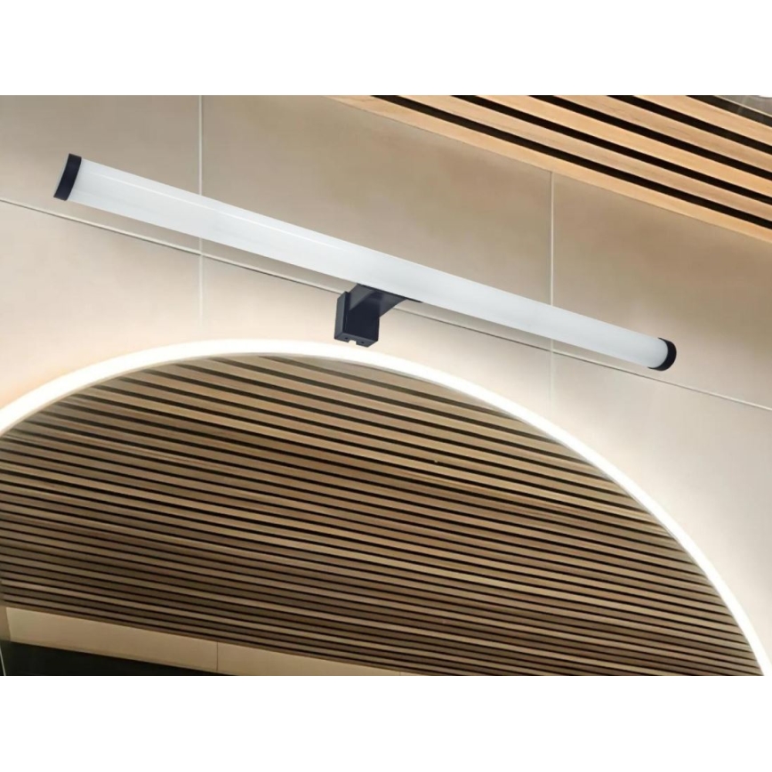 LED-spiegelverlichting voor de badkamer LED/12W/230V 59,5 cm IP44 zwart